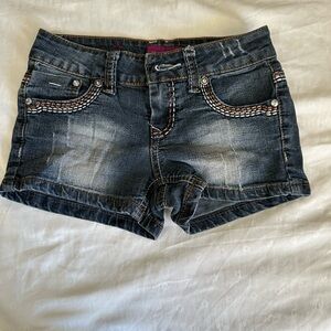 Karma blue shorts for girls